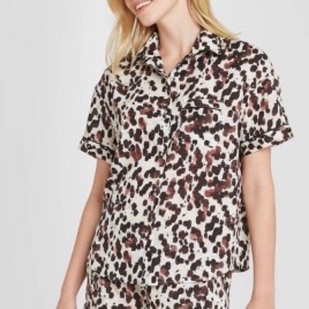 Target Cheetah print pajamas from